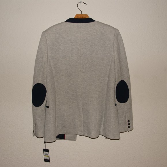 New TOMMY HILFIGER Elbow-Patch Blazer sz 14 NWT - Picture 8 of 16